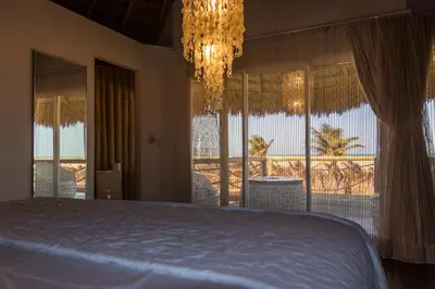 Uma cama ou camas num quarto em Positano Village