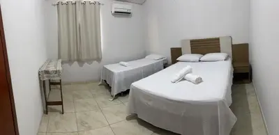 Uma cama ou camas num quarto em Casa Atlantico Flecheiras