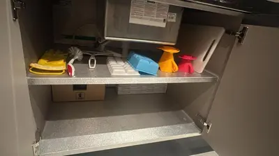 A cozinha ou kitchenette de Loft com vista mar