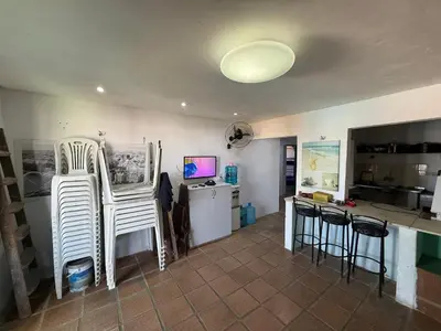A cozinha ou kitchenette de Linda casa Taiba