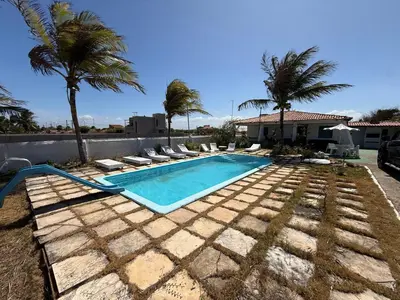 A piscina em ou perto de Linda casa Taiba