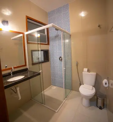 Uma casa de banho em Pousada Kalunga
