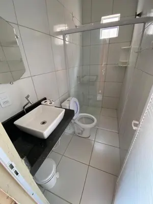 Uma casa de banho em Chico Caranguejo da Baleia