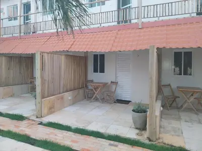 O edifício onde o hotel está situado