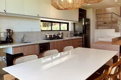 A cozinha ou kitchenette de Casa em Flecheiras