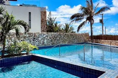 A piscina em ou perto de Casa em Flecheiras