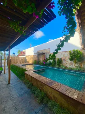 A piscina em ou perto de Flats Elementus Preá