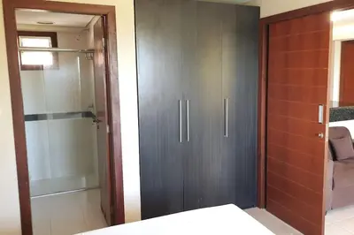 Uma casa de banho em Seaview Beachfront Apartment 324 in Kariri Beach Residence Cumbuco