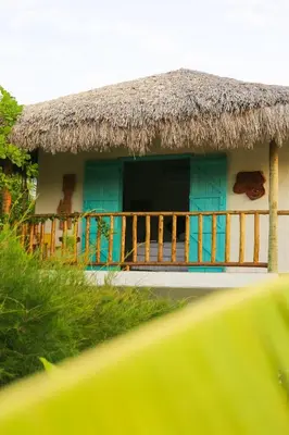 O edifício onde a casa de hóspedes está situado