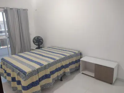 Uma cama ou camas num quarto em Condomínio Azure Residence