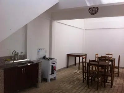 A cozinha ou kitchenette de Casa Mar Suites