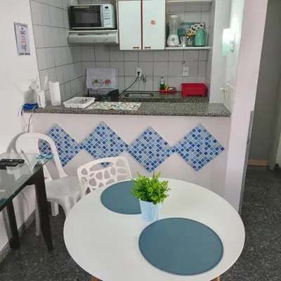 A cozinha ou kitchenette de Apart-Hotel para 3 pessoas
