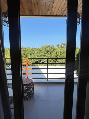 Uma varanda ou terraço em Sunny Kite House Prea