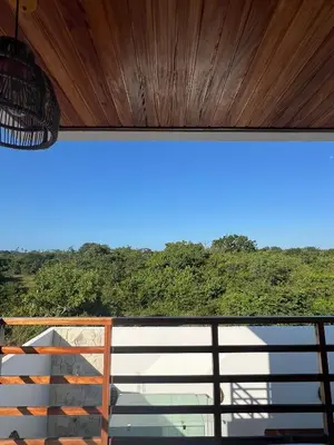 Uma varanda ou terraço em Sunny Kite House Prea