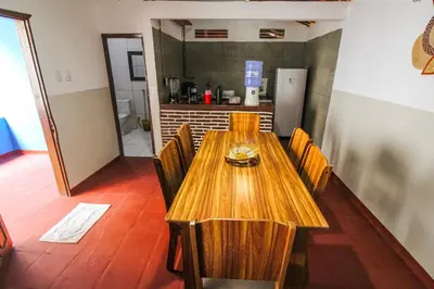 A planta de Casa Azul - Aconchego na Broadway a Poucos Metros da Praia