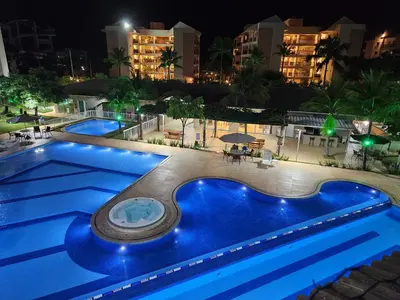 A piscina em ou perto de Apartamento Porto Beach a 200m do Beach Park
