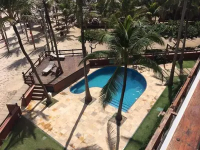 A piscina em ou perto de Cumbuco Penthouse - Som do Mar - Pé Na Areia - Ocean View - Ar Condicionado, perto do centro, 2 dormitórios, piscina, cozinha