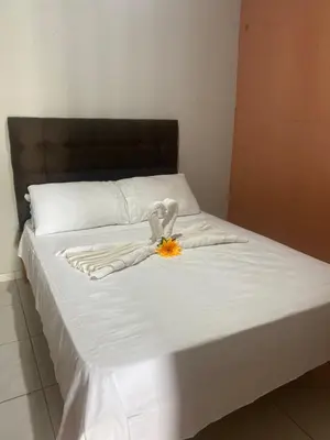 Uma cama ou camas num quarto em LM Flats - Beach Park Porto das Dunas
