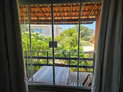 Uma varanda ou terraço em Shanti Om Refúgio Pousada e Yoga
