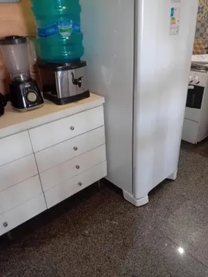 A cozinha ou kitchenette de Apartamento Vista Mar