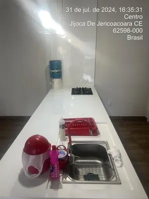 A planta de Casa grande com 3 suites - Lagoa do Paraiso - Jijoca de Jericoacoara