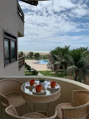 A piscina em ou perto de Flat Marezzi - Pé na areia - Taíba CE