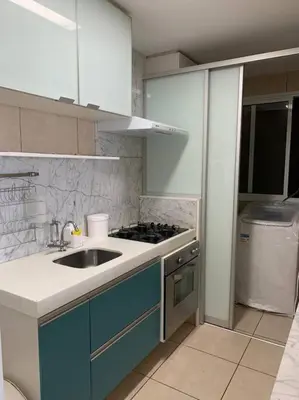 A cozinha ou kitchenette de Beach Village - Praia do Futuro II