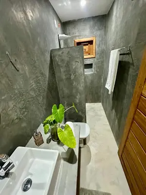 Uma casa de banho em Kza da Paty Preá Ben