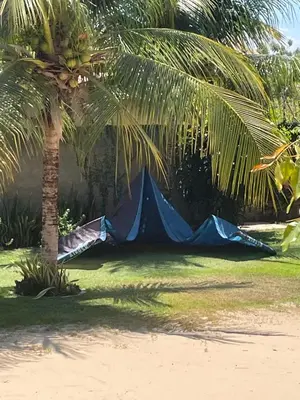 Paisagem natural perto da casa de hóspedes