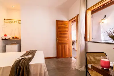 Uma cama ou camas num quarto em Suite Sol Preazen