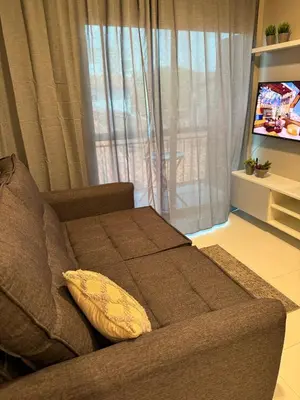 Uma televisão e/ou sistema de entretenimento em Studio 207 Praia de Iracema