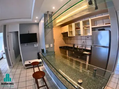 A cozinha ou kitchenette de Estoril Praia de Iracema