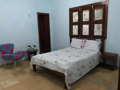 Uma cama ou camas num quarto em Casa Cauipe Cumbuco