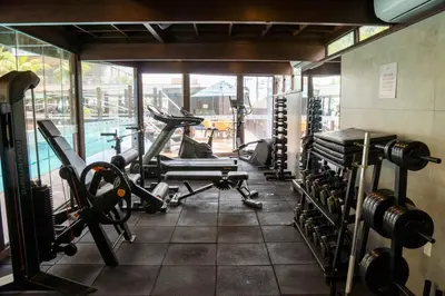 O centro de fitness e/ou as comodidades de fitness de Afago Mareiro Hotel