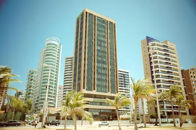 O edifício onde o hotel está situado