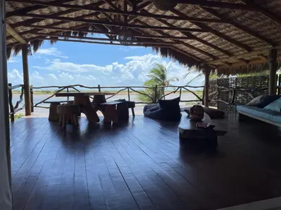 Uma varanda ou terraço em villa wetdreams