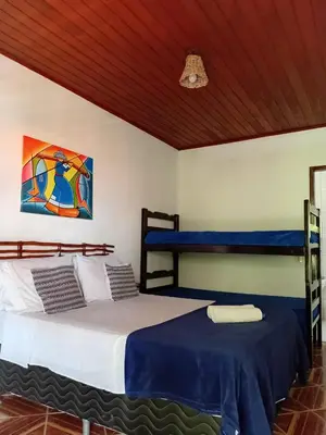 Uma cama ou camas num quarto em Solar de Jeri