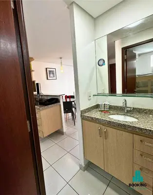 A cozinha ou kitchenette de Beach Class Fortaleza by Holiday Stays