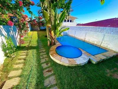 A piscina em ou perto de Casa 3 Quartos, 50 metros Da Praia