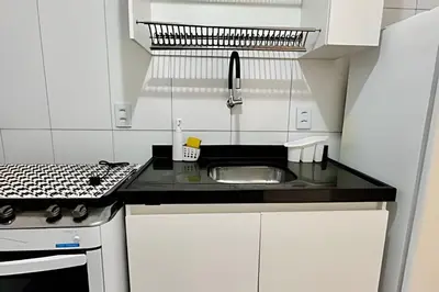 A cozinha ou kitchenette de Bouganville Apartments