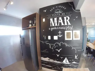 Um certificado, prémio, placa ou documento mostrado em Lindo apartamento com vista mar 2 quartos 1501