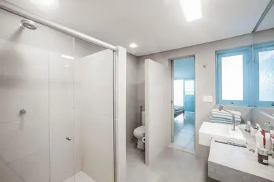 Uma casa de banho em Casa encantadora com Vista Mar na Caponga