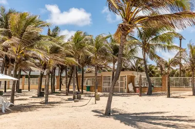 A planta de Porto das Dunas - Apê na Areia com Vista Espetacular, ideal para Famílias