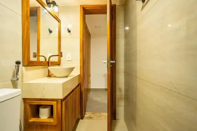 Uma casa de banho em Arara House • Hospedagem Premium em Jeri
