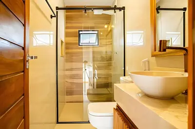 Uma casa de banho em Arara House 3 • Conforto em Jeri