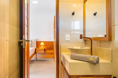 Uma casa de banho em Arara House 2 • Charme e Tranquilidade