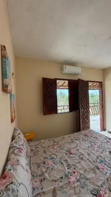 Uma cama ou camas num quarto em Casa da Duna Moitas-Icaraizinho de Amontada Ceará