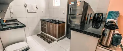 A cozinha ou kitchenette de Pousada do Gegeo