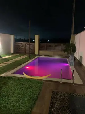 A piscina em ou perto de Casinha Azul Taiba