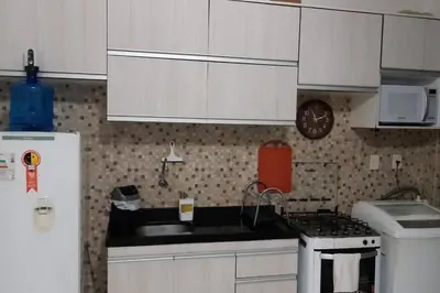 A cozinha ou kitchenette de Apartamento em Messejana com lazer completa apto inteiro